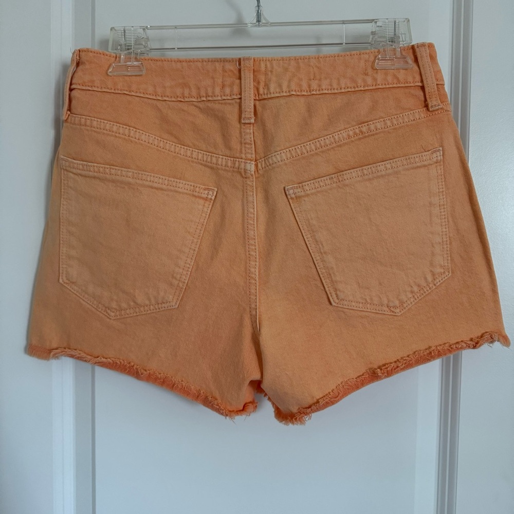 Universal Thread Orange Vintage Midi Jean Shorts, 4 - Picture 2 of 13